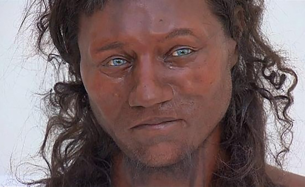 Blue Eyes Early human with blue eyes