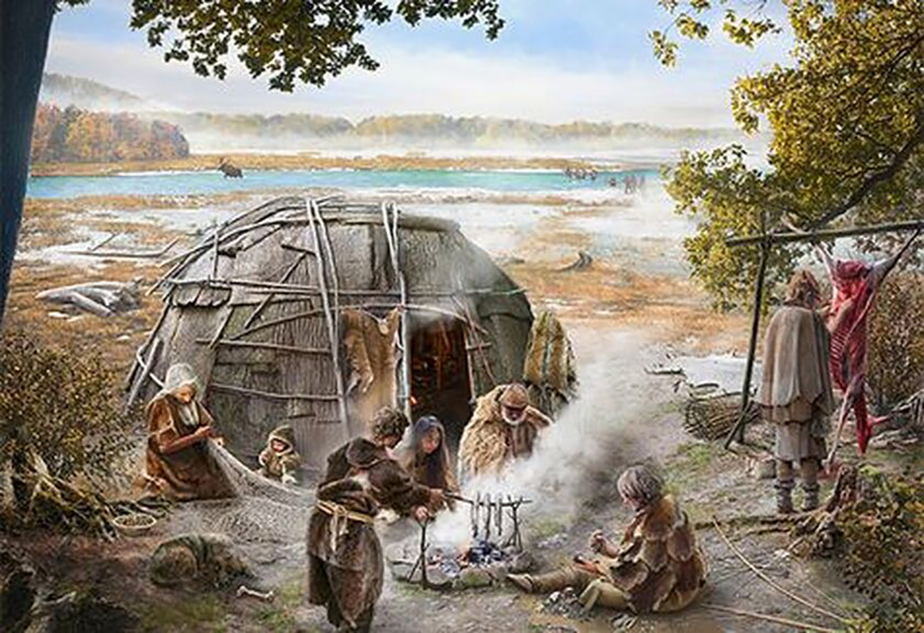 Camping Prehistoric camp