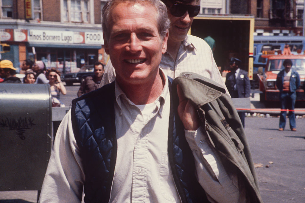Newman on a movie set 