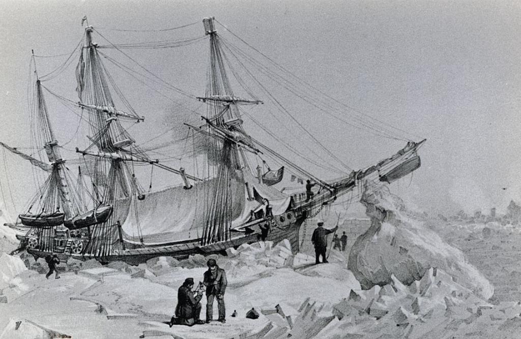 hms terror in ice -541322499 hms terror trapped in the ice