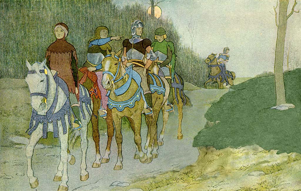 Joan of Arc traveling 