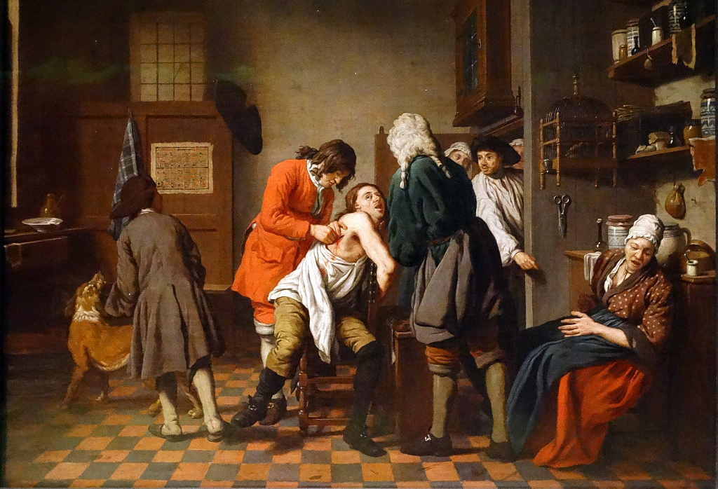 Surgery being performed 