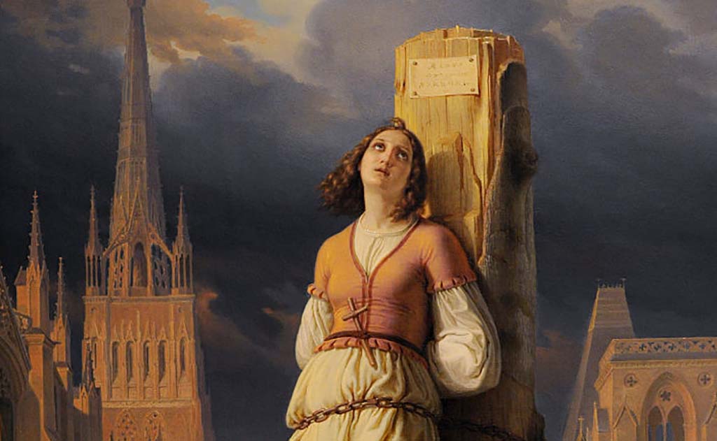 Joan of Arc at the stake 