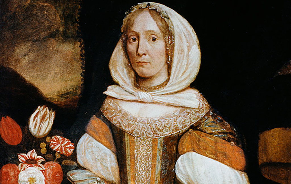 Portrait of colonial woman 