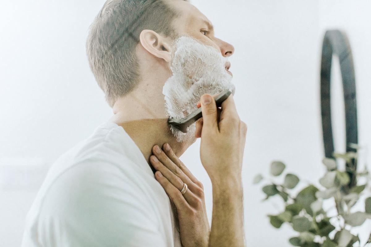 shaving with razor shave razor shave