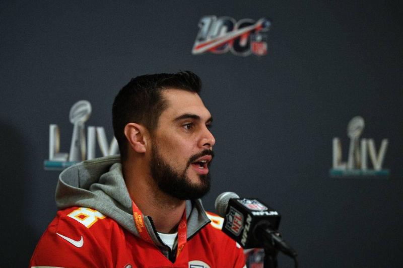 Matt Moore at press conference 