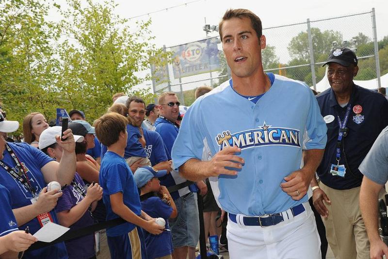 Cassel in baseball uniform 