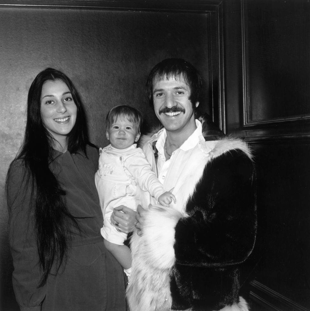 Sonny and Cher both with their baby.