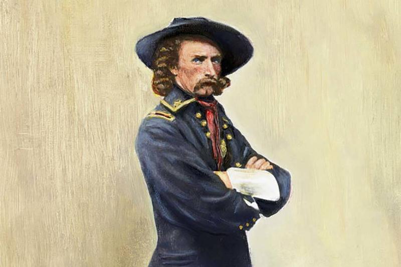 Painting of Custer 