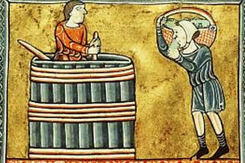 making beer tapestry