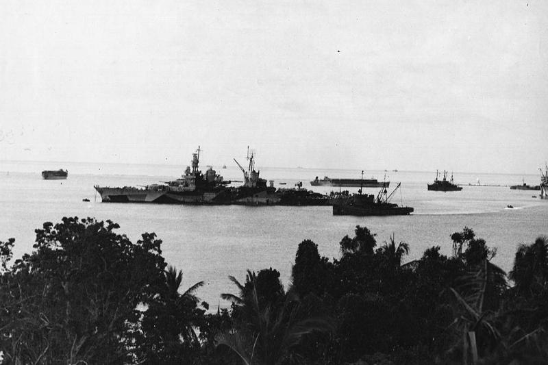 Off the coast of Guam 