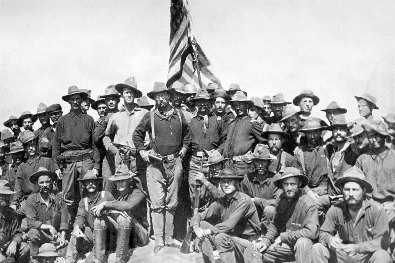 Roosevelt and his Rough Riders 