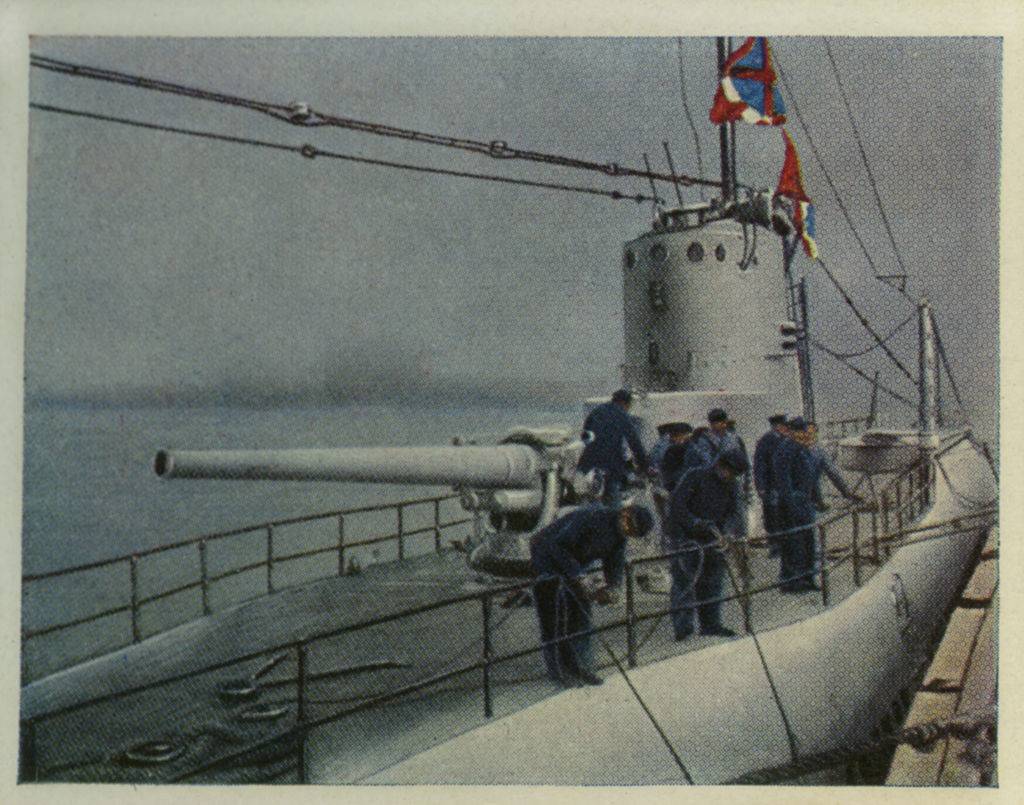 Painting of American submarine 