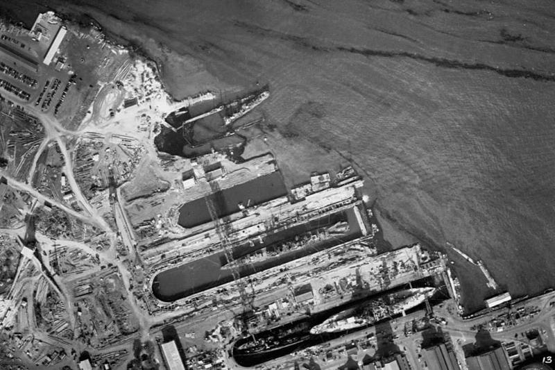 Aerial of Pearl Harbor 