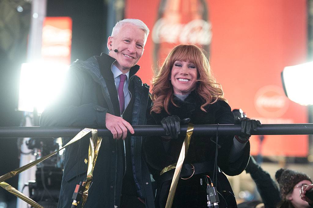 kathy griffin and cooper in times square