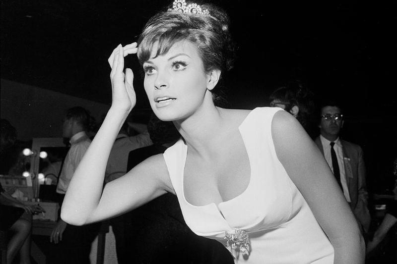 LOS ANGELES,CA - CIRCA 1962: Actress Raquel Welch attends an event in Los Angeles,CA.