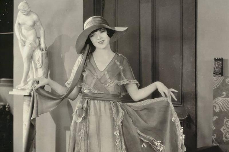 Colleen Moore in a dress 