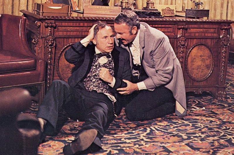 Brooks in Blazing Saddles 