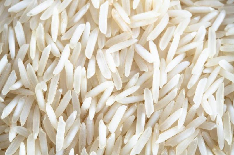 closeup shot of white rice