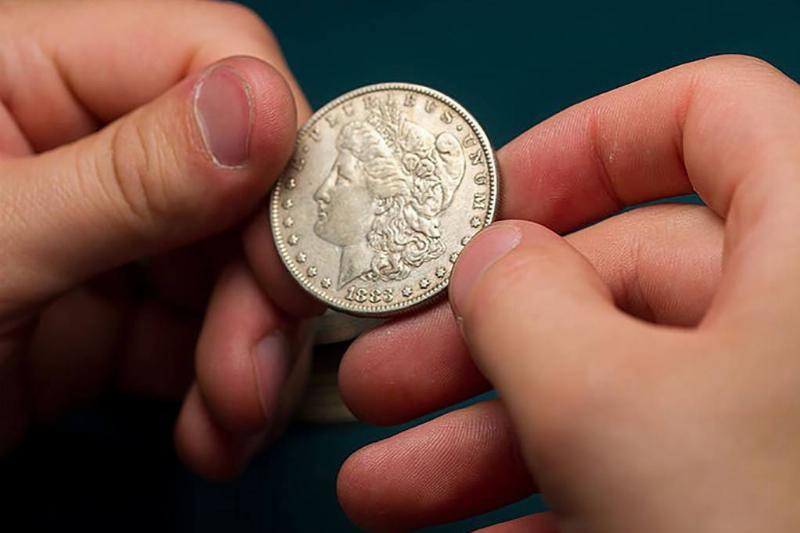 Picture of a Morgan Dollar 