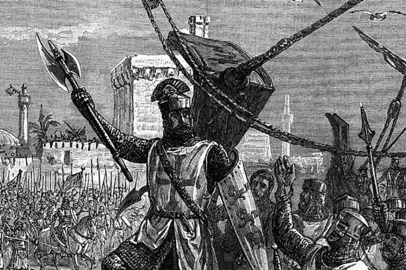 King Richard attacking 