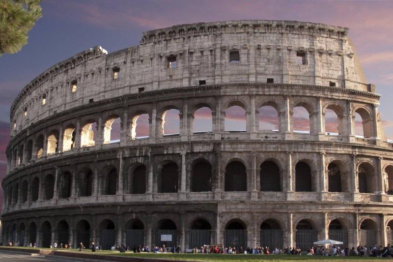 View of the Colosseum