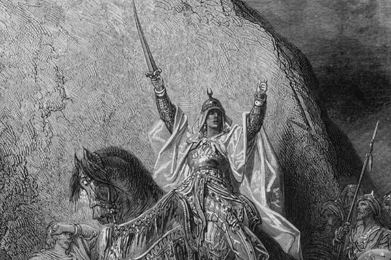 Drawing of Saladin 