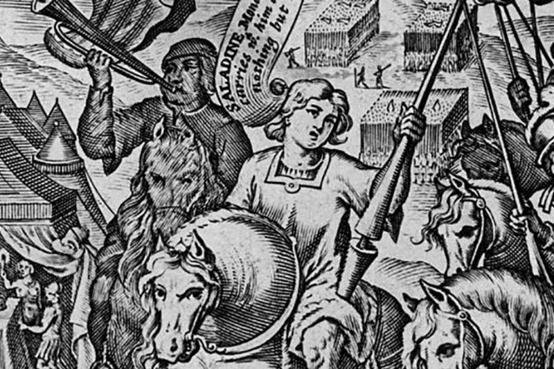 Drawing of young Saladin 