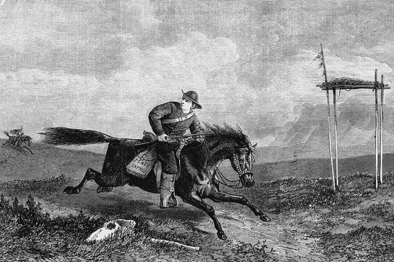 He Probably Didn't Ride For The Pony Express