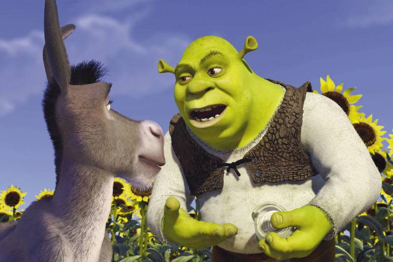 still of shrek and donkey