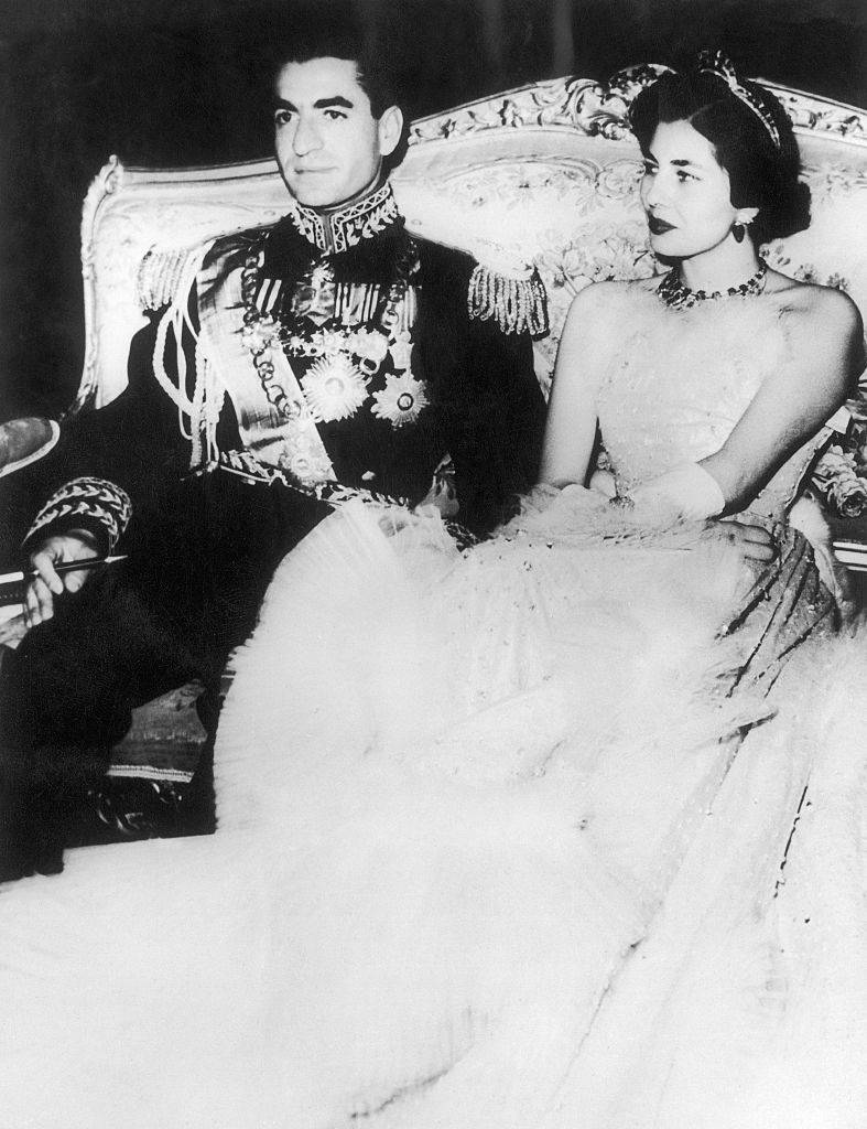 Wedding of Mohammad Reza Shah Pahlavi with his second wife Soraya Esfandiary-Bakhtiari