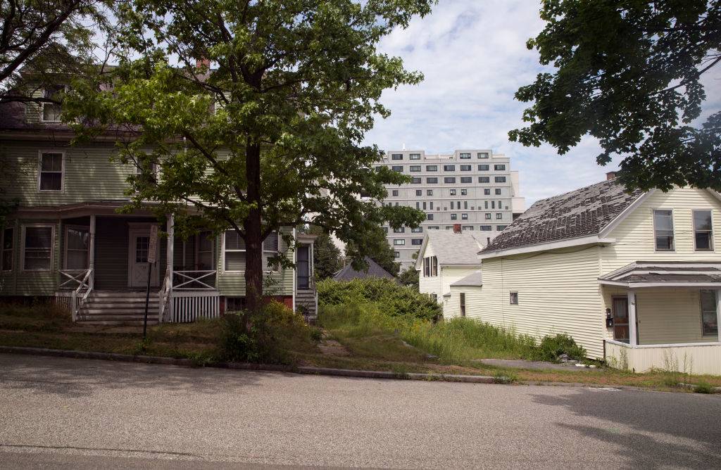 Two vacant single-family homes