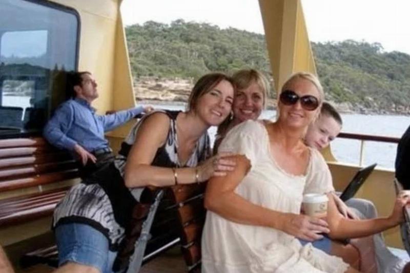 it looks like tiny man is piggybacking on woman in photo