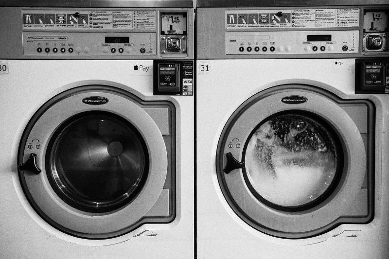 washer and dryer washer dryer at laundromat