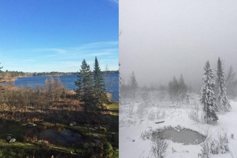 two day weather difference minnesota