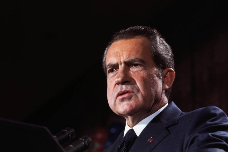 President Richard Nixon after Election to Second Term