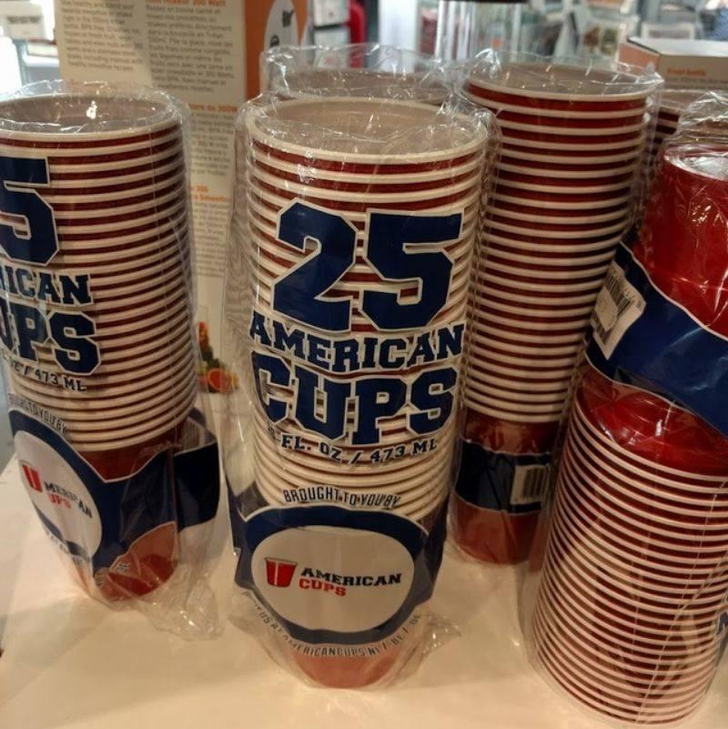 cups red solo cups called American Cups