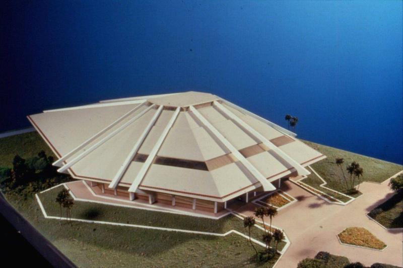 horizons an oddly shaped building at disney world