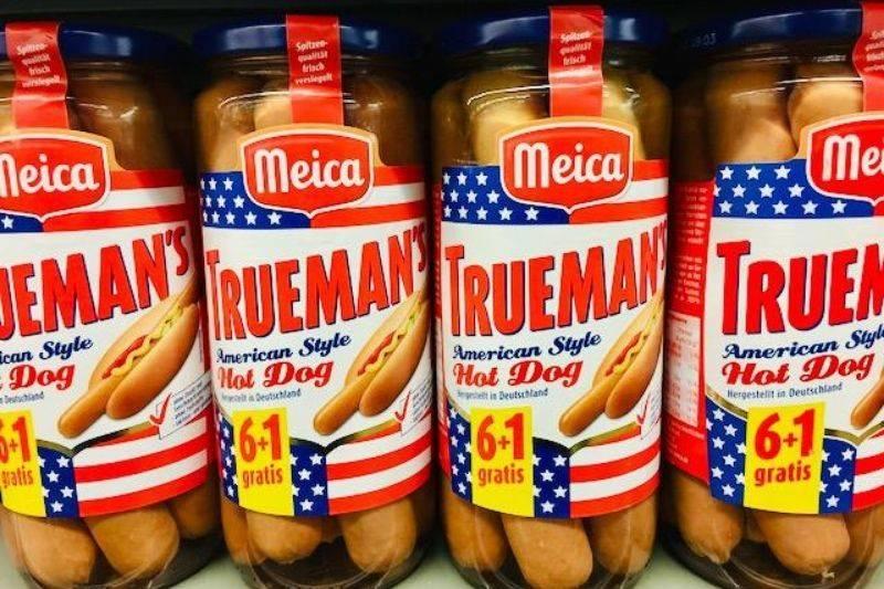 hotdogs in a jar