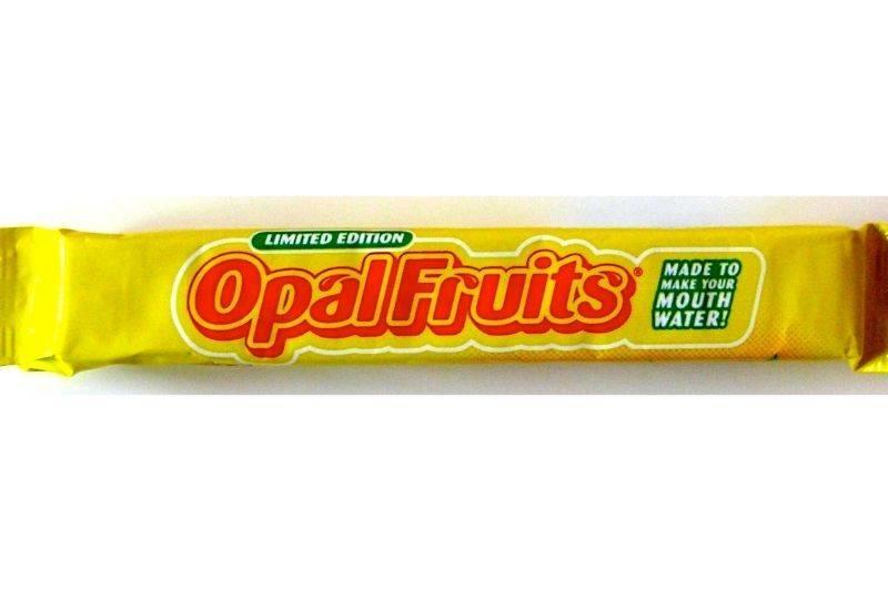 opal starbursts are called Opal Fruits in the UK