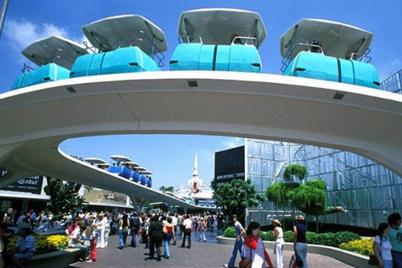 peoplemover peoplemover at tomorrowland in Disneyland