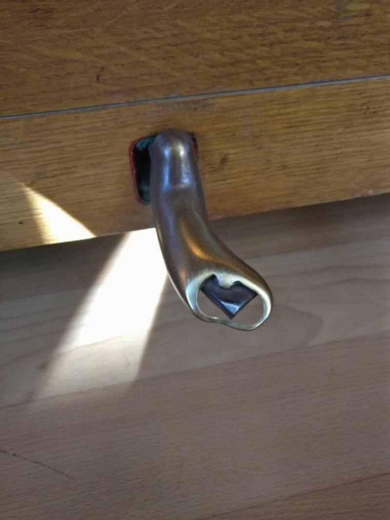 piano with a worn down pedal