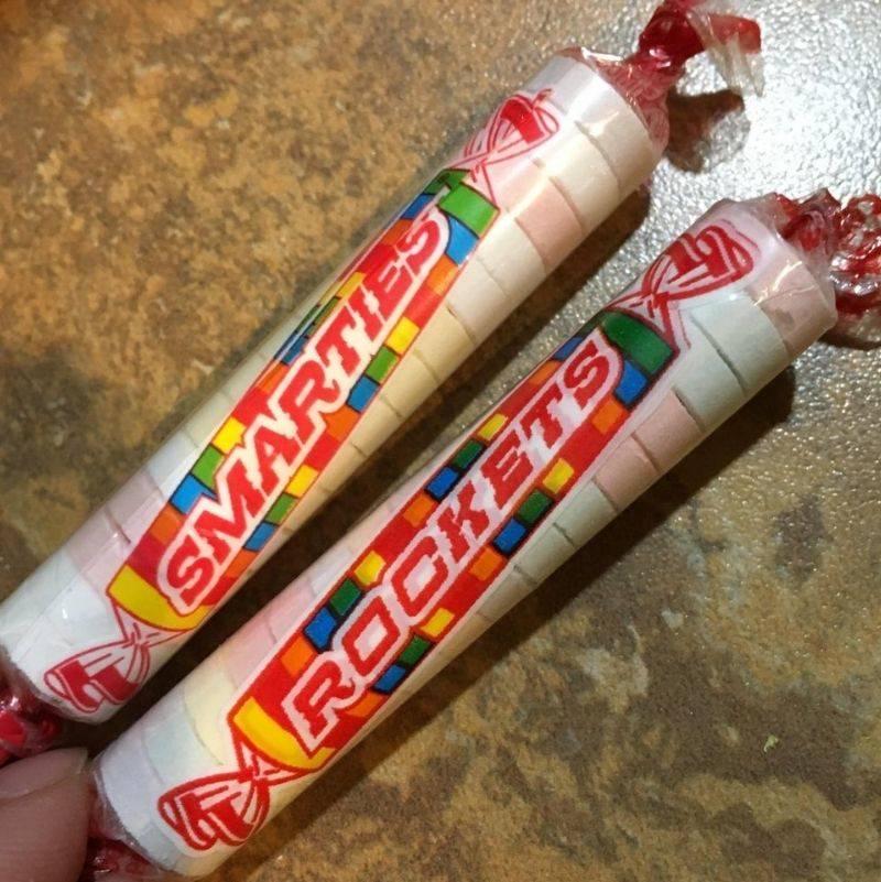 rockets rockets are called smarties at other places in the world