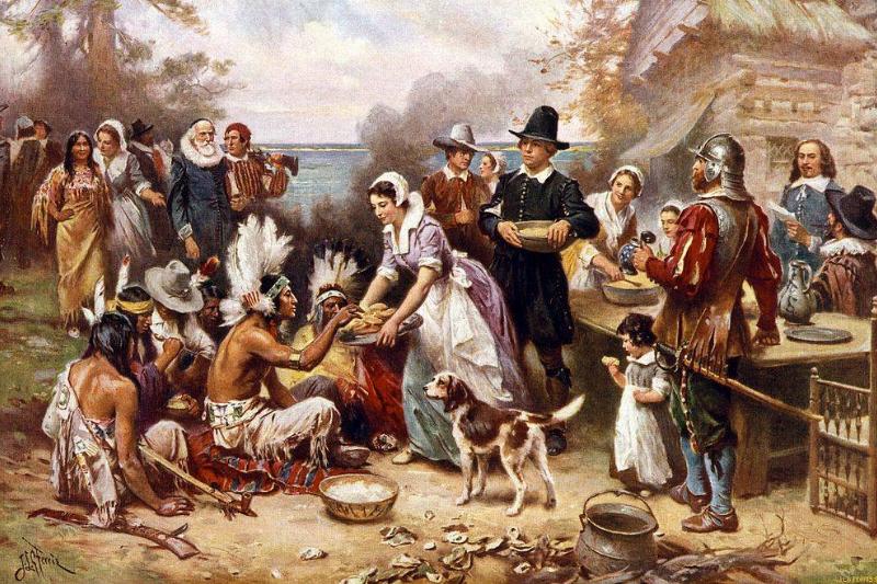 Painting of Thanksgiving 