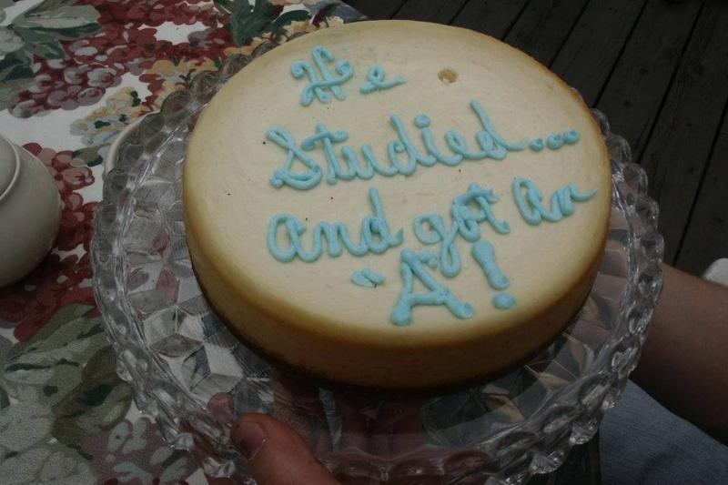 cake that says 