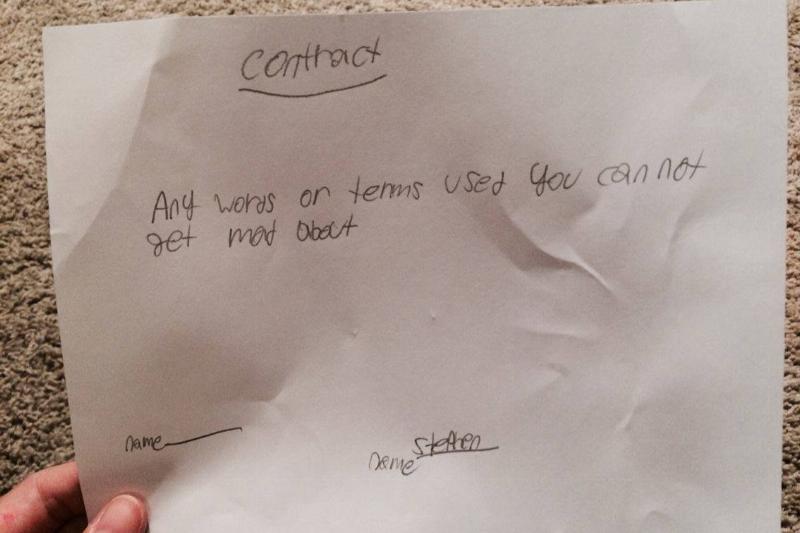 parent contract done by child
