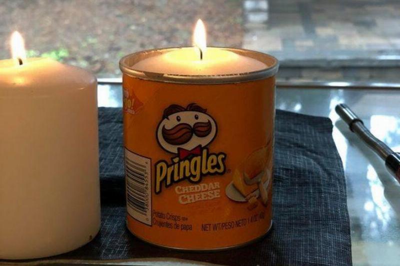 pringles candle
