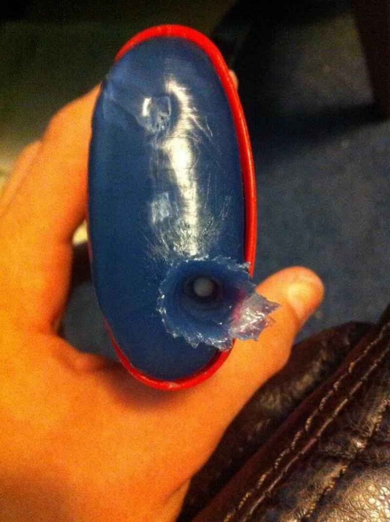 air soft bullet in someone's deodorant 