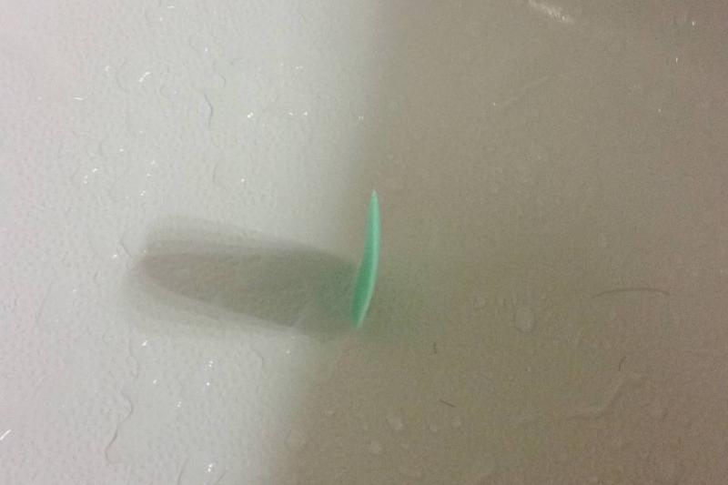 soap that landed on it's sides