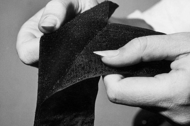 nylon zipper-like fastener known as Velcro.
